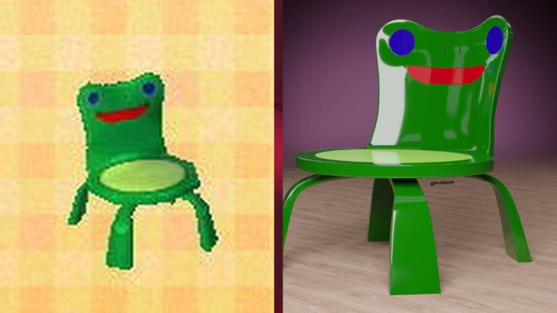 3D HD Froggy Chair Featured