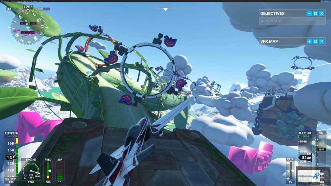 mario kart mod flight sim
