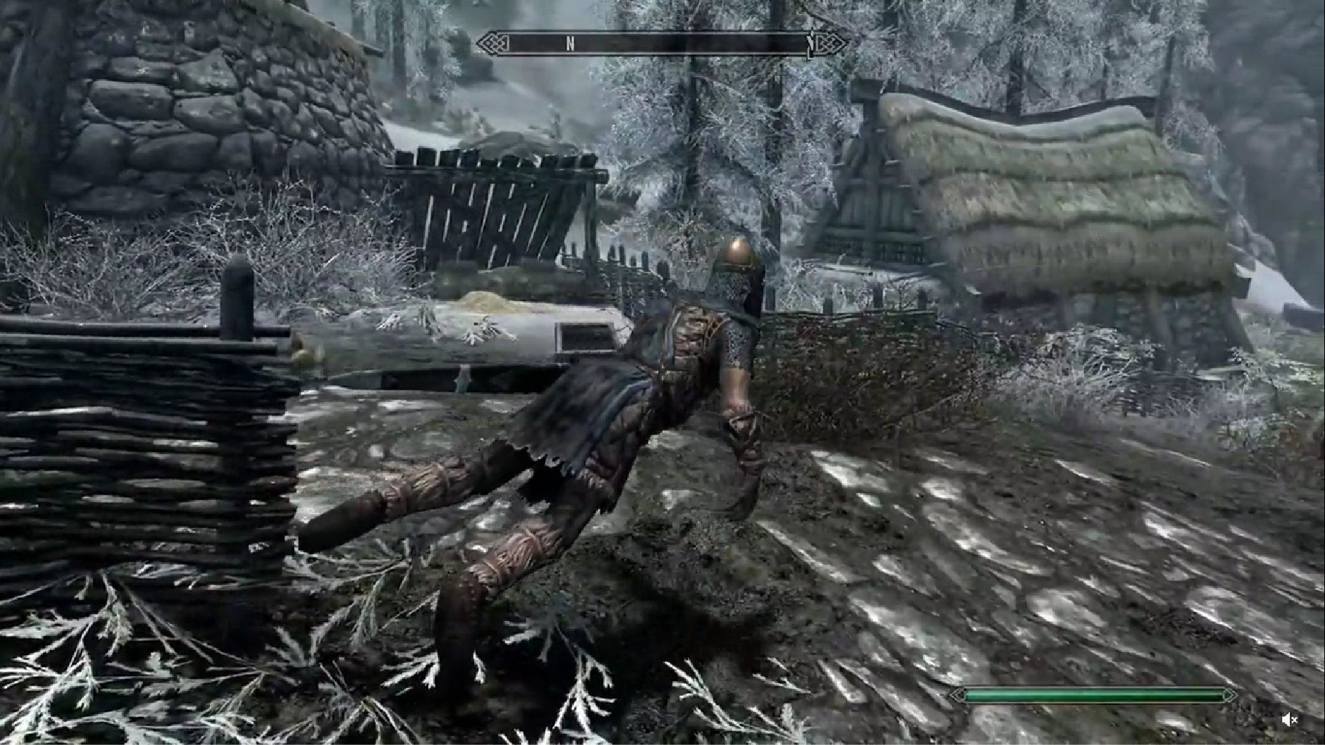 skyrim guard swimming